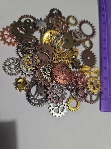 Metal cogs for craft resin - for, art