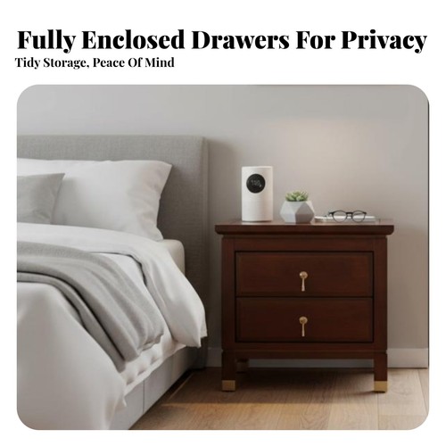 Nightstand with drawers - nightstand,