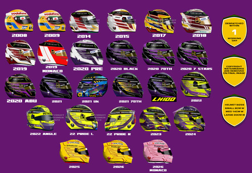 Lewis hamilton helmet sticker - hamilton,