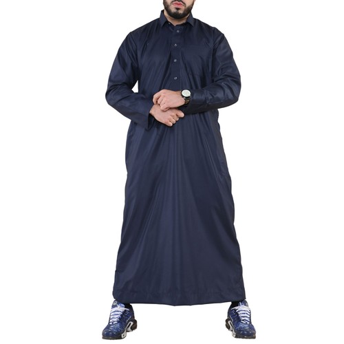 Mens blue thobe jubba saudi - blue,