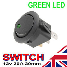 1 x Green LED On/Off Black