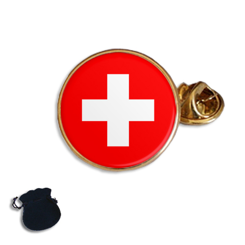 Switzerland swiss flag - swiss, enamel