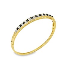 9ct Yellow Gold Sapphire &