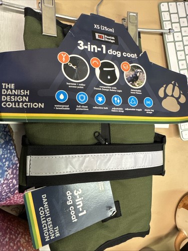 Danish design dog coat - 3, in