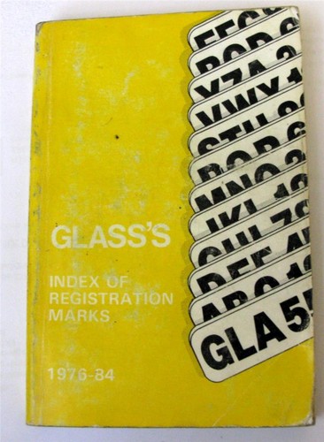 Glass index registration - glass's,