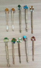 10 Vintage Mixed Wooden Lace