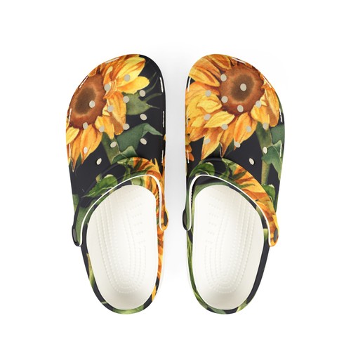 Sunflower pattern shoes eva - shoes, |