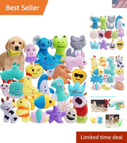 Pack plush squeaky toys - plush,