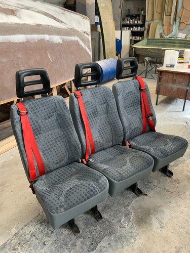Ford transit triple rear seats - transit,