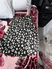 Black Split Skirt Size L