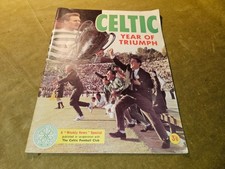 CELTIC-YEAR OF TRIUMPH 'WEEKLY NEWS SPECIAL' Co/Op WITH CELTIC RARE 1967 BOOK-Ex