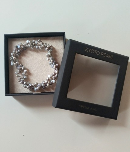Kyoto pearl two strand grey - grey, &