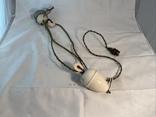 Rare Vintage Ceramic Rise and Fall Light Fitting Complete Set For Refurbishing