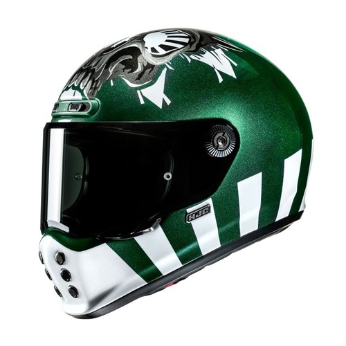 Hjc v10 crania green - hjc,