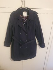 Womens John Rocha navy trench