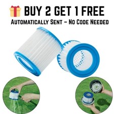 2 x Replacement Pool Pump Filter Cartridge Compatible For Swimming Pool PUMPS