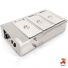 Commercial Electric Chocolate Tempering Machine 12kg Melter Maker 3 Melting Pot