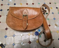 Moroccan satchel leather bag