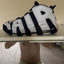 Navy Nike Air Uptempo Trainers
