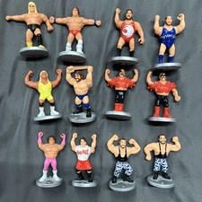 LOT OF 12 VINTAGE WWF Hasbro