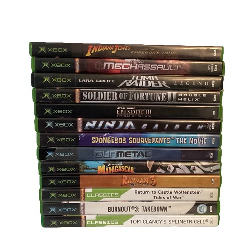 Xbox original games - x,