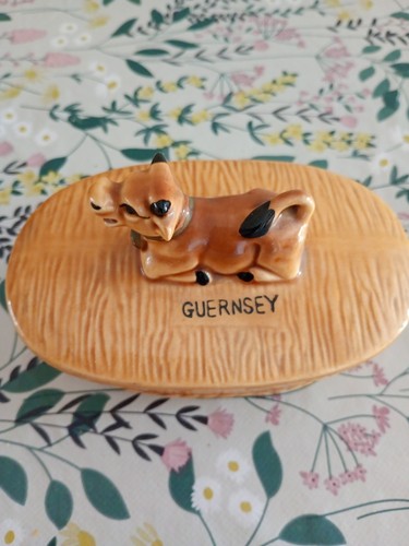 Vintage guernsey cow - vintage,