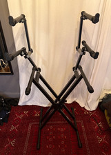 Quik Lok QL 723 Triple Tier 'Pro Series' Keyboard X-Type Stand Boxed