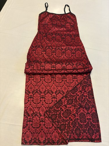 Vintage red satin feel - vintage,