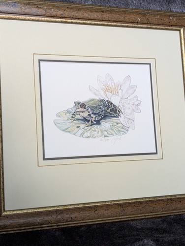 Signed limited edition frog - limited,