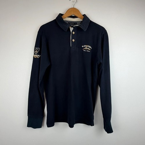 Blue coast rugby shirt mens - coast,