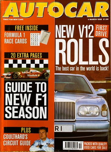 Autocar magazine mar - autocar, 04-mar-98