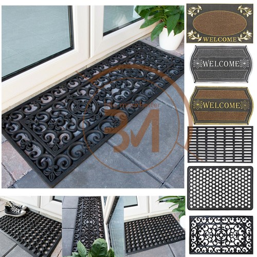 Rubber doormat welcome non - doormat,