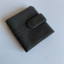 Longchamp grey leather fold