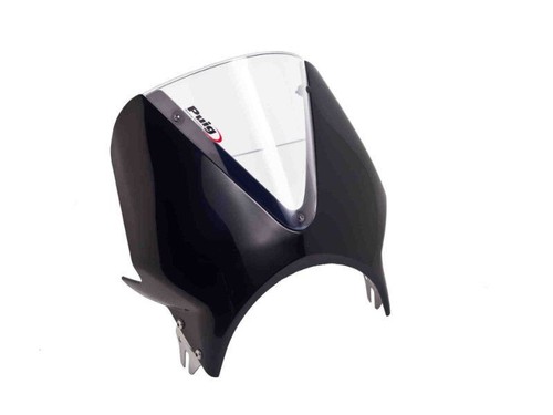 Puig black fairing with clear - with,