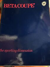 The Lancia Beta Coupe Car