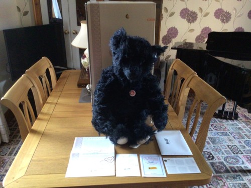 Steiff titanic black bear - titanic,