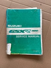 GENUINE SUZUKI FACTORY ISSUE OEM WORKSHOP SERVICE MANUAL GSXR1100 K L M MODELS