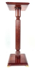 Mahogany Plant Stand Wooden Vintage Antique Victorian Style Single Hall Stand