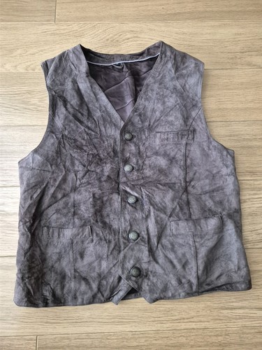 Vintage brown suede leather - vintage,