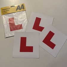 L-Plates - Set Of 5 - Magnetic