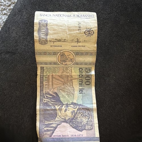 5000 romanian leu banknote - 5000,