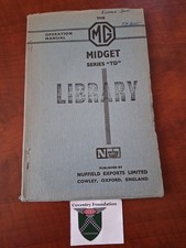 The MG Midget "TD" Series