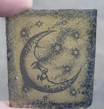 Stained Glass Moon painted