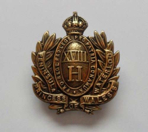 British army cap badge 18th - british,