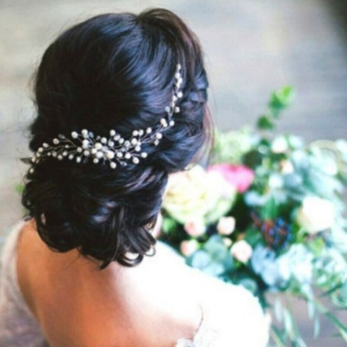 Bridal wedding hair - hair, comb