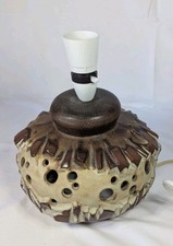 Vintage Shelf Concept Pottery Halifax Graham Alcock Brutalist Table Lamp 