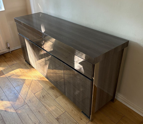 Modern grey gloss - modern, freestanding
