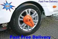 NEW 2025 SOLD SECURE GOLD SECURITY CARAVAN ALLOY WHEEL NEMESIS ULTRA WHEEL CLAMP