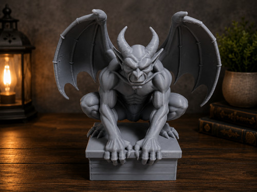 Gargoyle statue ornament - statue, –