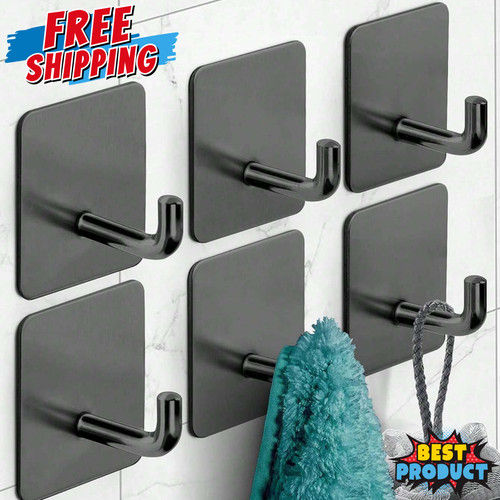 4pcs adhisive hooks wall - hooks, mount